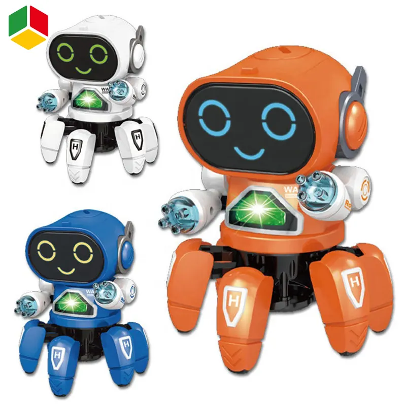 QS Sản Phẩm Bán Chạy Đồ Chơi Robot Mini Đồ Chơi Robot Nhảy Múa Điều Khiển Từ Xa Hoạt Hình Bằng Điện 3 Màu Cho Trẻ Em Có Đèn Âm Nhạc