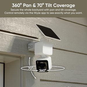 Solar Cam Pan 4 Pack Flagship Model Security <b>Cameras</b> <b>Wireless</b> <b>Outdoor</b> 2K 360 Pan-Tilt Battery Powered 2.4GHz Wi-Fi Home WYZESCPW - Product Image 3