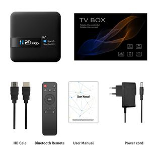 HONGTOP H20PRO Smart TV Box Wifi6 Android 10 6K 4K 3D Media Player TV Box Android 2.4G e 5G WIFI Molto Veloce 1080P Set Top - Product Image 4