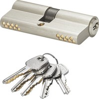 Outils de serrurerie en gros pour cylindre de serrure de porte résidentielle, noyau de serrure en laiton haute sécurité avec anti-crochetage et anti-perçage