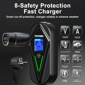 Caricatore EV Portatile TAYNIU 3.5KW 16A TIPO2 5M Spina EU Schermo da 1.8'' Adatto per Model Y, Model 3, <span class=keywords><strong>ID.4</strong></span>, ID.3, I4, IX1, IX, E-208 - Product Image 2