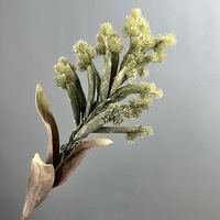 Nouvelle Conception Fleur Artificielle en EVA Effet Réel Pivoine Fruit de Corail pour Décoration Maison Mariage Table