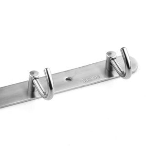 Porte-manteau mural moderne Wekis en acier inoxydable, sécurisé, antidérapant, pour salle de bain, à trous pré-percés, personnalisable, épaisseur 2,5 mm - Product Image 6