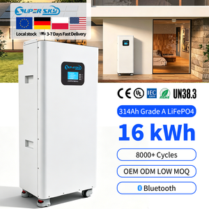 Systèmes de stockage d'énergie domestique tout-en-un, batterie solaire Lifepo4 48v 300ah, pack de batteries Lifepo4 15kwh, batterie au lithium - Product Image 1