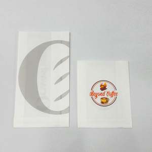 Sac à pain en papier personnalisé pour boulangerie avec fenêtre, biodégradable, fond pointu - Product Image 4