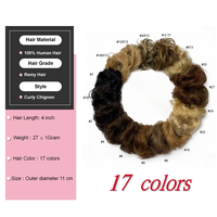 Vente en Gros Remi Grade Chignon Chinois Extensions Désordonné Cheveux Bouclés Chignon Queue de Cheval pour Femmes