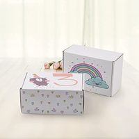 Lot de 25 boîtes d'expédition 9x6x4 pouces, boîte en carton ondulé blanc, courrier littéraire