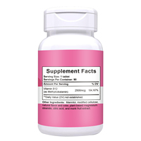 Vitamine B12 OEM dissolvable 2 500 mcg pour l'énergie et le soutien immunitaire, saveur cerise rouge, 90 comprimés – Meilleures ventes