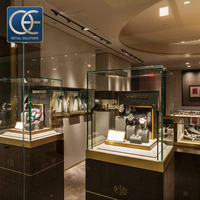 Présentoir de comptoir de montre Vitrine de bijoux haut de gamme Présentoir de vitrine de bijoux