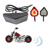 Impermeable 2,4 Ghz motocicleta BSD cambio de carril asistencia microondas Radar Sensor punto ciego sistema de monitoreo para motocicletas