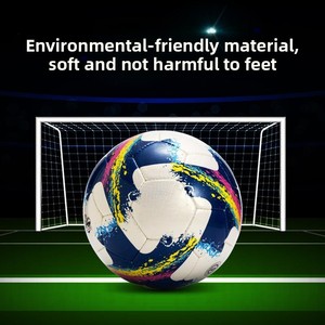 כדורגל תפירה ידנית Yinjoy מספר 5, דמוי עור נחש, מעור PU, למבוגרים, עמיד, מעור אמיתי וגומי, משקל 0.4-0.45 ק\\\"ג - Product Image 4