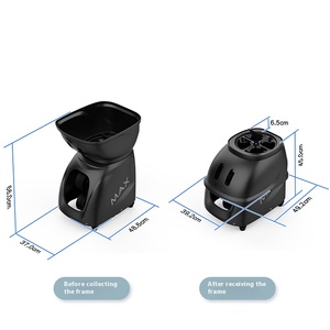 Machine de service de tennis portable professionnelle, contrôlée par application, télécommande, 145+ balles, jeu individuel, pour extérieur - Product Image 2