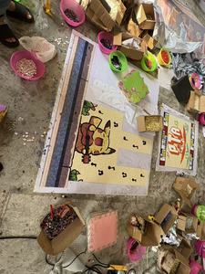 Décoration intérieure, mosaïques en <span class=keywords><strong>verre</strong></span> teinté iridescent, <span class=keywords><strong>peinture</strong></span> murale, mosaïques découpées <span class=keywords><strong>sur</strong></span> mesure, mosaïques en <span class=keywords><strong>verre</strong></span> dichroïque avec cadre - Product Image 6