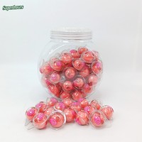 Lot de Bouteilles Assorties de Chewing-gums Liquides en Forme de Dessins Animés 3D, Saveurs Fruitées Mixtes, Confiture Éclatante, Multicolores, Snacks pour Enfants, Vente en Gros