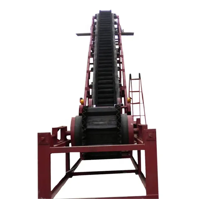 Big Inclined Angle Sidewall Rubber Belt Conveyor for Coal Cement Industry