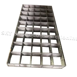 Manufacturer Price 6x6 8x8 10x10 15x15 ribbed steel bar welded mesh panels for slab and wall steel panel