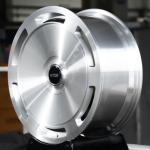 Jantes en aluminium forgé HTOR 19 20 21 pouces 5x112 pour voitures, finition argent brossé, compatibles avec C63 E63 S63 GT63 S580 A45 GLA45 GLB35 GLE 53 - Product Image 3