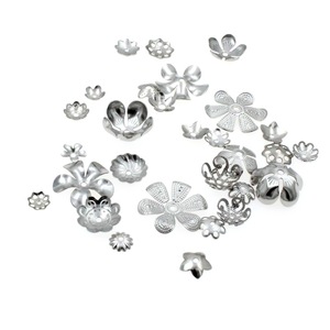 Soportes de Perlas de Acero Inoxidable Anno Jewelry, Receptáculos con Cuentas Doradas y Plateadas para la Creación de Joyería DIY, Modelo 2017 - Product Image 4