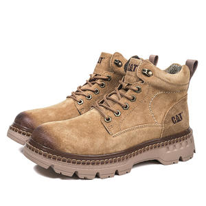 Nouvelles bottes de désert pour hommes 2026, imperméables, à bout pointu, courtes, automne/hiver, cuir véritable, style britannique, brillant, décontracté, haut de gamme - Product Image 4