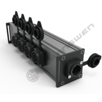 Boîte de dérivation électrique P-Con TR dans les connecteurs de sortie TR 4/6 canaux Powercon PowerCon True Power Coupler Distribution Output Box