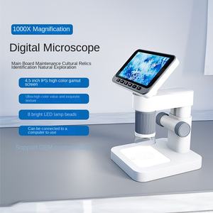 <span class=keywords><strong>Microscope</strong></span> numérique portable V18 avec lentille polarisante mono et source, <span class=keywords><strong>microscope</strong></span> électronique avec écran LCD - Product Image 1