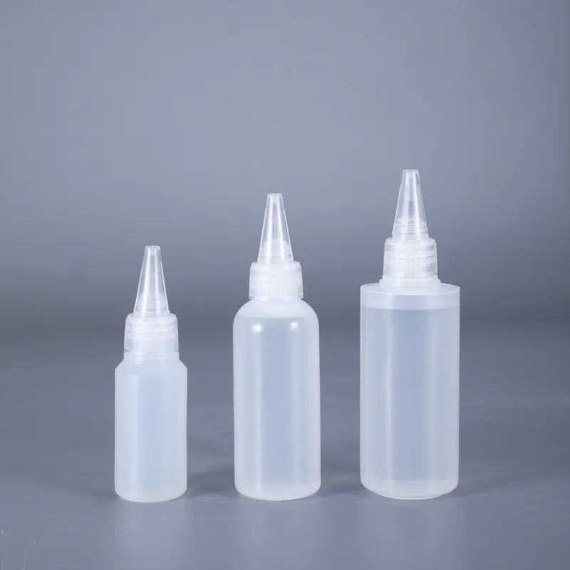 UMETASS Nozzle Twist Cap Squeeze Dropper 100ml Monomer Plastic Bottle For Glue Liquid