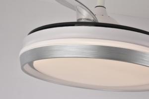 Wholesale Ceiling Fan With Light Manufacturers Modern LED Integrated Flush Mount Ceiling Fan Factory for Home Decoration - Product Image 6
