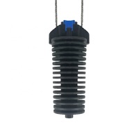 Pince d'ancrage pour câble FTTH aérien 3-7mm, type cale en plastique, pince de tension à terminaison simple pour câble rond suspendu
