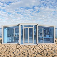 Maisons conteneurs portables en acier avec 2 salles de bain en promotion pour Chypre, le Japon, la Floride, la Thaïlande, le Zimbabwe, le Costa Rica, le Sri Lanka, l'Afrique du Sud