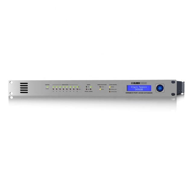 Klark Teknik DN9680 AES50 Extender 8-Port Connections up to 500 Meters Stage Pa System Audio Sound Equipment