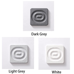 Hittebestendige, meerkleurige, 4 inch of 5 inch, direct drogende, stenen, absorberende diatomiet onderzetter CC <span class=keywords><strong>mat</strong></span> met individuele verpakking - Product Image 3