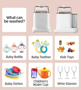 Yeni tasarım çok fonksiyonlu bebek şişe yıkama elektrikli bebek şişe sterilizatörü ve kurutma makinesi
