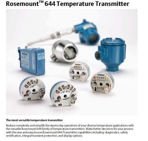 Sensor de Temperatura Rosemounts 644 Original y Nuevo, 644HANAXAQ4 PT100 385 de 2 Cables, Hecho en Singapur - Product Image 2