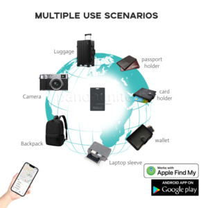 Set de Regalo MFi Find My: Mini Rastreador GPS Inteligente, Localizador de Llavero <span class=keywords><strong>para</strong></span> Cartera y Tarjetas - Product Image 3