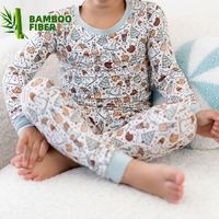 Nieuwgeboren Herfst Op Maat Geprint Casual Slaappakje Schattig Rompertje Baby Unisex Bamboe Pyjama Baby Kledingsetjes