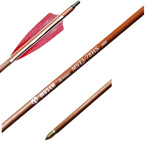 Musen Bắn Cung OD 7.8Mm Mix Carbon Mũi Tên Điểm Vàng <span class=keywords><strong>Bullet</strong></span> Tip Bằng Gỗ Camo Thổ Nhĩ Kỳ Lông Cho recurve Bow Giải Trí Chụp - Product Image 1