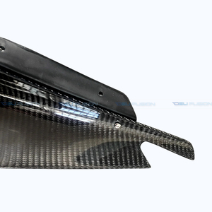 Para Mitsubishi Evolution Evo 7 8 9 2001-2007, estilo VRS, parachoques delantero parcial de fibra de carbono, divisor de alerón, kits de carrocería. - Product Image 5