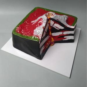Modèle <span class=keywords><strong>de</strong></span> l'éruption volcanique et des formes <span class=keywords><strong>de</strong></span> terrain volcanique, aide pédagogique en géologie en section transversale 3D pour l'enseignement <span class=keywords><strong>de</strong></span> la géographie - Product Image 3