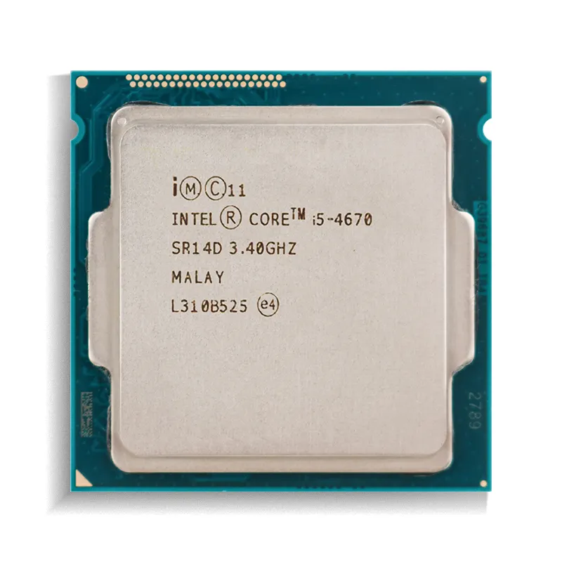 Sử Dụng I5 CPU I5-4670 SR14D Cho Intel Core Bộ Vi Xử Lý Quad Core 3.4GHz 84W LGA 1150 4430 4440 4460 4570 4590 4670K 4690 Cpu Game Thủ