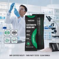 Poudre d'électrolytes hydratante OEM, mélange de boissons, supplément multivitaminé et minéral, poudre d'électrolytes, vitamines, catégorie de produits