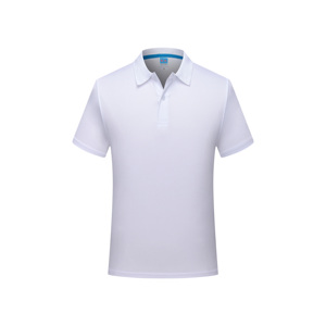 100% de malla de poliéster de Color de contraste hombres uniforme de trabajo de verano de manga corta de corte Slim, ropa de trabajo, los hombres camisa de Polo - Product Image 4