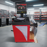 Équilibrage automatique des roues de voiture avec auto-calibrage, auto-diagnostic, précision de 1g et vitesse de 220 tr/min