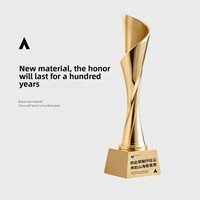 Nouveau Trophée 2025 Personnalisé Haut de Gamme Créatif pour l'Honneur d'Entreprise, Récompense Employé Exceptionnel, en Résine avec Impression UV et Design Breveté