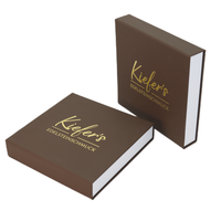 Boîtes à parfum en papier recyclé avec logo personnalisé en relief, fermeture magnétique, boîte cadeau cosmétique vide pour parfum