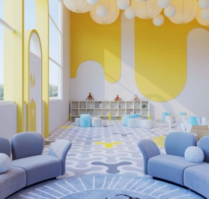Desain Interior Kamar Bayi Kayu Kreatif, Perlengkapan Penitipan Anak Custom, Perabot Anak, Dekorasi Furnitur Sekolah PAUD - Product Image 4