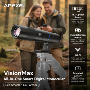 Apexel điện thoại không dây máy ảnh zoom lens kit 150x ống kính tele cho <span class=keywords><strong>iPhone</strong></span> với ứng dụng, thích hợp cho hầu hết các điện thoại thông minh - Product Image 2