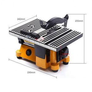 Mini scie de table 60W multifonction DIY pour la découpe du bois, du cuivre et de l'aluminium, mini scie de table de chantier, tension 220V - Product Image 2