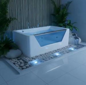 Baignoire de massage haut de gamme à température constante avec système de contrôle tactile pour villa privée et salle de <span class=keywords><strong>spa</strong></span> - Product Image 2