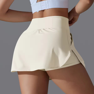 Custom Logo Blank High Waist Sports New Breathable Tennis Shorts Women Training Wear Workout Clothing Golf <b>Skirt</b> - Product Image 3