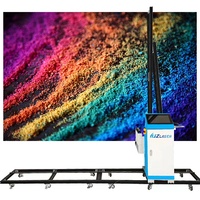 Máquina de impresión de pared 3D Wallpen, máquina de impresión de pared Vertical, UV, China, CMYKW